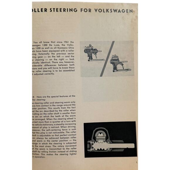 Volkswagen VW Roller Steering Slide Series Number 19 Booklet Look Listen Do it - Picture 4 of 5